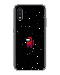 Чехол для Samsung Galaxy A01 Core с картинкой «Красный Among Us»