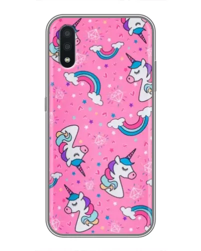 Чехол для Samsung Galaxy A01 Core с картинкой «Unicorn паттерн розовый» Чехол для Samsung Galaxy A01 Core с картинкой «Unicorn паттерн розовый»