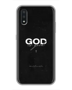 Чехол для Samsung Galaxy A01 Core с картинкой «GOD — Бог над всем»