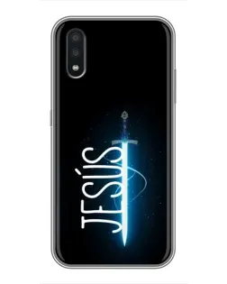Чехол для Samsung Galaxy A01 Core с картинкой «Меч Духа Jesus»