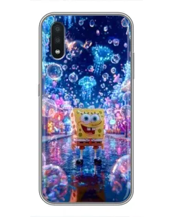 Чехол для Samsung Galaxy A01 Core с картинкой «Неоновый океан»