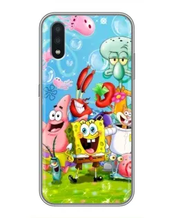 Чехол для Samsung Galaxy A01 Core с картинкой «Губка Боб и друзья» Чехол для Samsung Galaxy A01 Core с картинкой «Губка Боб и друзья»