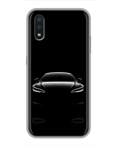 Чохол для Samsung Galaxy A01 Core з картинкою «Силует Tesla Night»