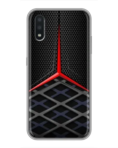 Чехол для Samsung Galaxy A01 Core с картинкой «Mercedes Carbon Grid»