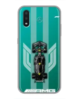 Чехол для Samsung Galaxy A01 Core с картинкой «Mercedes AMG Petronas»