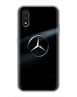 Чехол для Samsung Galaxy A01 Core с картинкой «Mercedes на металле» Чехол для Samsung Galaxy A01 Core с картинкой «Mercedes на металле»