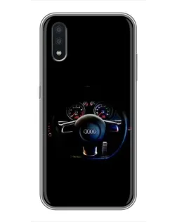 Чохол для Samsung Galaxy A01 Core з картинкою «Салон Audi — кермо»
