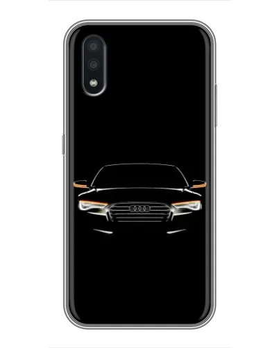 Чехол для Samsung Galaxy A01 Core с картинкой «Audi — ночной контур»