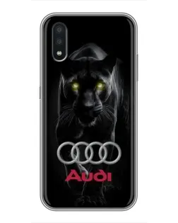 Чехол для Samsung Galaxy A01 Core с картинкой «Пантера и Audi»