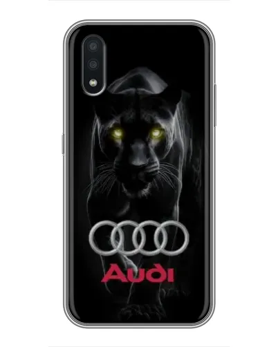 Чехол для Samsung Galaxy A01 Core с картинкой «Пантера и Audi»