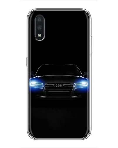 Чехол для Samsung Galaxy A01 Core с картинкой «Audi в неоне»