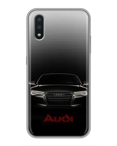 Чехол для Samsung Galaxy A01 Core с картинкой «Audi — градиентный контур»