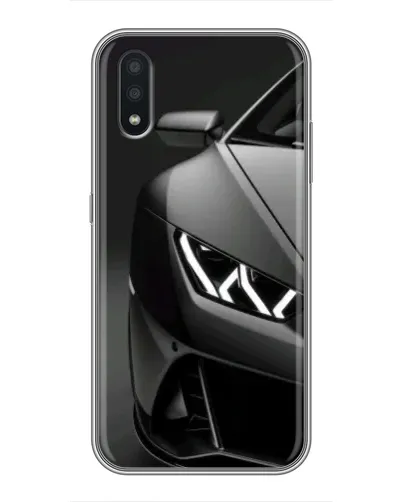 Чехол для Samsung Galaxy A01 Core с картинкой «Lamborghini фары детализация»