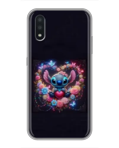 Чохол для Samsung Galaxy A01 Core з картинкою «Stitch у квітах» Чохол для Samsung Galaxy A01 Core з картинкою «Stitch у квітах»