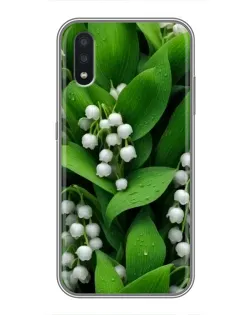 Чехол для Samsung Galaxy A01 Core с картинкой «Ландыши в зелени»