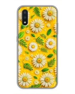 Чехол для Samsung Galaxy A01 Core с картинкой «Ромашковое солнце»