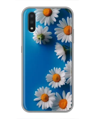 Чехол для Samsung Galaxy A01 Core с картинкой «Белоснежные маргаритки»