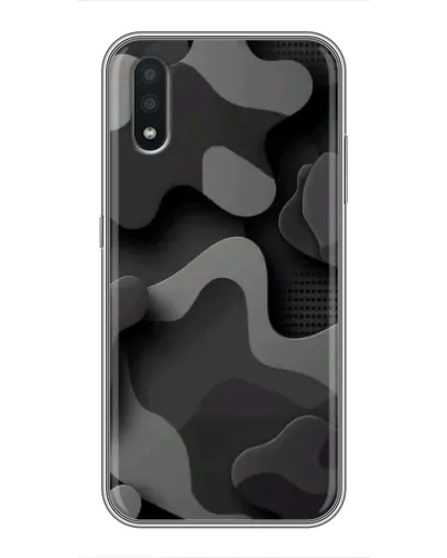 Чехол для Samsung Galaxy A01 Core с картинкой «Темный абстрактный камуфляж»