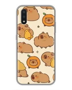 Чохол для Samsung Galaxy A01 Core з картинкою «Капібари з апельсинами»