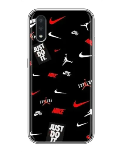 Чехол для Samsung Galaxy A01 с картинкой «Nike Mix Pattern» Чехол для Samsung Galaxy A01 с картинкой «Nike Mix Pattern»