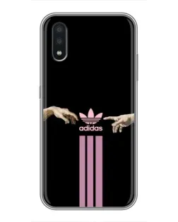 Чехол для Samsung Galaxy A01 с картинкой «Adidas Hands»