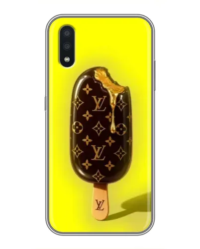 Чехол для Samsung Galaxy A01 с картинкой «Мороженое от LV»