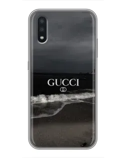 Чехол для Samsung Galaxy A01 с картинкой «Gucci — морской прибой»