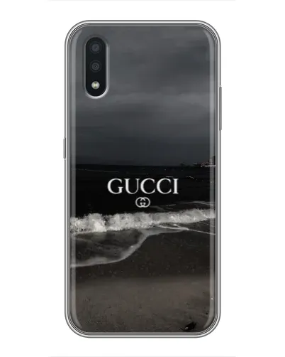 Чехол для Samsung Galaxy A01 с картинкой «Gucci — морской прибой»
