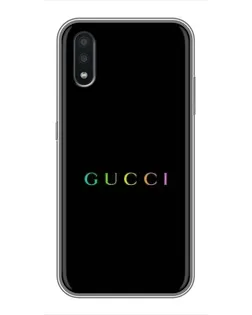 Чохол для Samsung Galaxy A01 з картинкою «Gucci — неоновий мінімалізм»