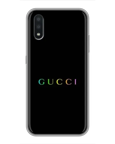 Чохол для Samsung Galaxy A01 з картинкою «Gucci — неоновий мінімалізм» Чохол для Samsung Galaxy A01 з картинкою «Gucci — неоновий мінімалізм»