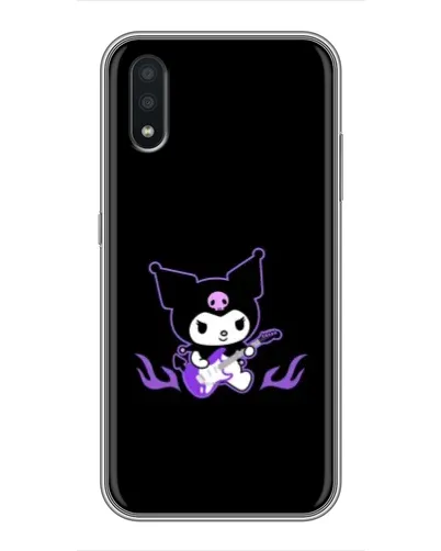 Чехол для Samsung Galaxy A01 с картинкой «Электрическая Kuromi»