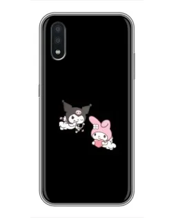 Чохол для Samsung Galaxy A01 з картинкою «My Melody та Kuromi» Чохол для Samsung Galaxy A01 з картинкою «My Melody та Kuromi»
