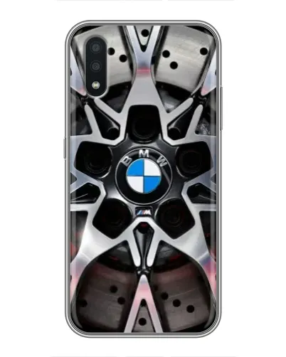 Чехол для Samsung Galaxy A01 с картинкой «BMW — деталь диска» Чехол для Samsung Galaxy A01 с картинкой «BMW — деталь диска»