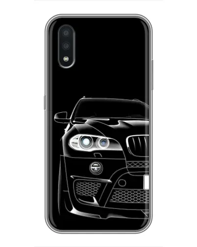 Чехол для Samsung Galaxy A01 с картинкой «Темный силуэт BMW» Чехол для Samsung Galaxy A01 с картинкой «Темный силуэт BMW»