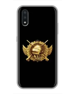 Чохол для Samsung Galaxy A01 з картинкою «PUBG — помаранчевий градієнт»