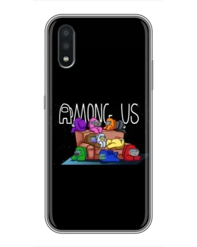 Чехол для Samsung Galaxy A01 с картинкой «Логотип Among Us» Чехол для Samsung Galaxy A01 с картинкой «Логотип Among Us»