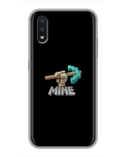 Чехол для Samsung Galaxy A01 с картинкой «Алмазная кирка»
