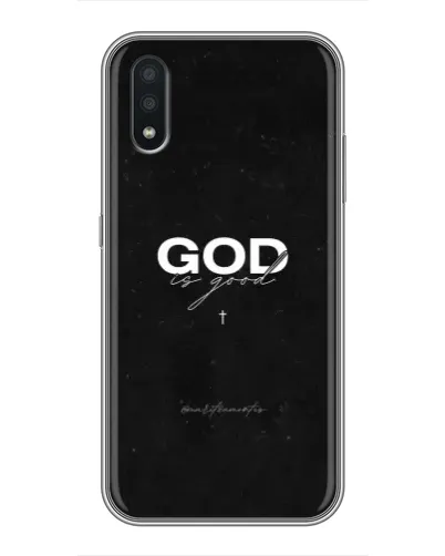 Чехол для Samsung Galaxy A01 с картинкой «GOD — Бог над всем» Чехол для Samsung Galaxy A01 с картинкой «GOD — Бог над всем»