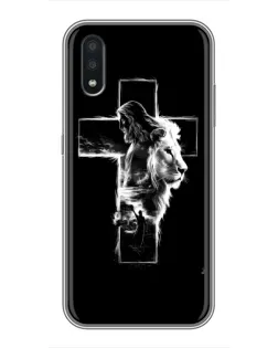 Чохол для Samsung Galaxy A01 з картинкою «Сяючий хрест Jesus»