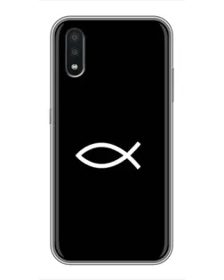 Чохол для Samsung Galaxy A01 з картинкою «Символ риби Jesus»