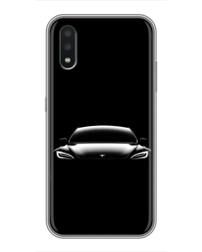 Чехол для Samsung Galaxy A01 с картинкой «Фары Tesla Night» Чехол для Samsung Galaxy A01 с картинкой «Фары Tesla Night»