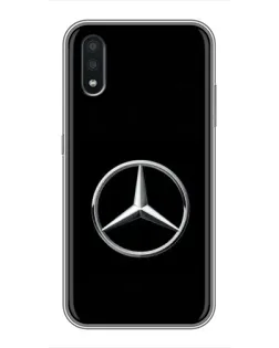Чехол для Samsung Galaxy A01 с картинкой «Mercedes классический лого»