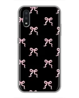 Чехол для Samsung Galaxy A01 с картинкой «Бант-цветок»