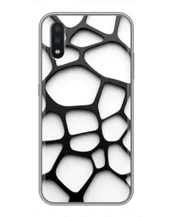 Чохол для Samsung Galaxy A01 з картинкою «Біла об'ємна сітка» Чохол для Samsung Galaxy A01 з картинкою «Біла об'ємна сітка»
