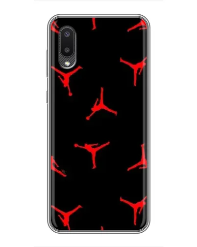 Чехол для Samsung Galaxy A02 с картинкой «Jordan Red Pattern» Чехол для Samsung Galaxy A02 с картинкой «Jordan Red Pattern»