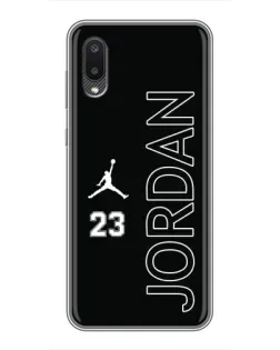 Чехол для Samsung Galaxy A02 с картинкой «Jordan Vertical»