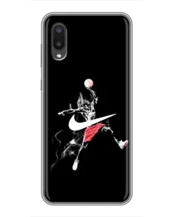 Чехол для Samsung Galaxy A02 с картинкой «Jordan Jumpman»