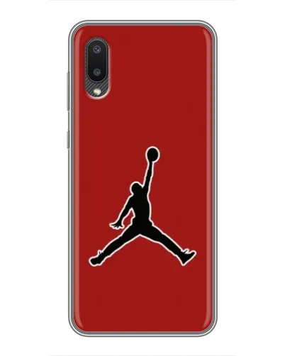 Чехол для Samsung Galaxy A02 с картинкой «Jordan Red Back» Чехол для Samsung Galaxy A02 с картинкой «Jordan Red Back»