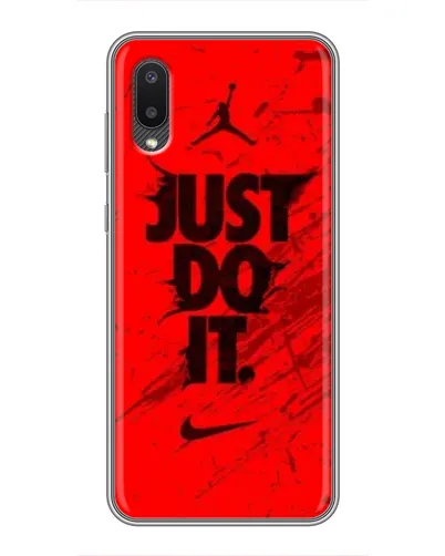 Чехол для Samsung Galaxy A02 с картинкой «Nike Just Do It» Чехол для Samsung Galaxy A02 с картинкой «Nike Just Do It»