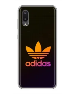 Чехол для Samsung Galaxy A02 с картинкой «Градиент Adidas»